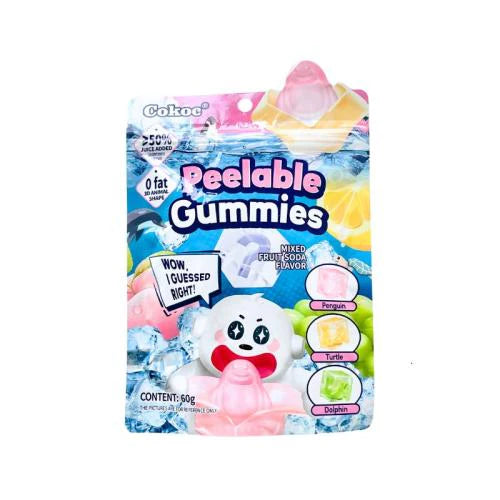 Bonbons à éplucher Soda aux fruits (le paquet)