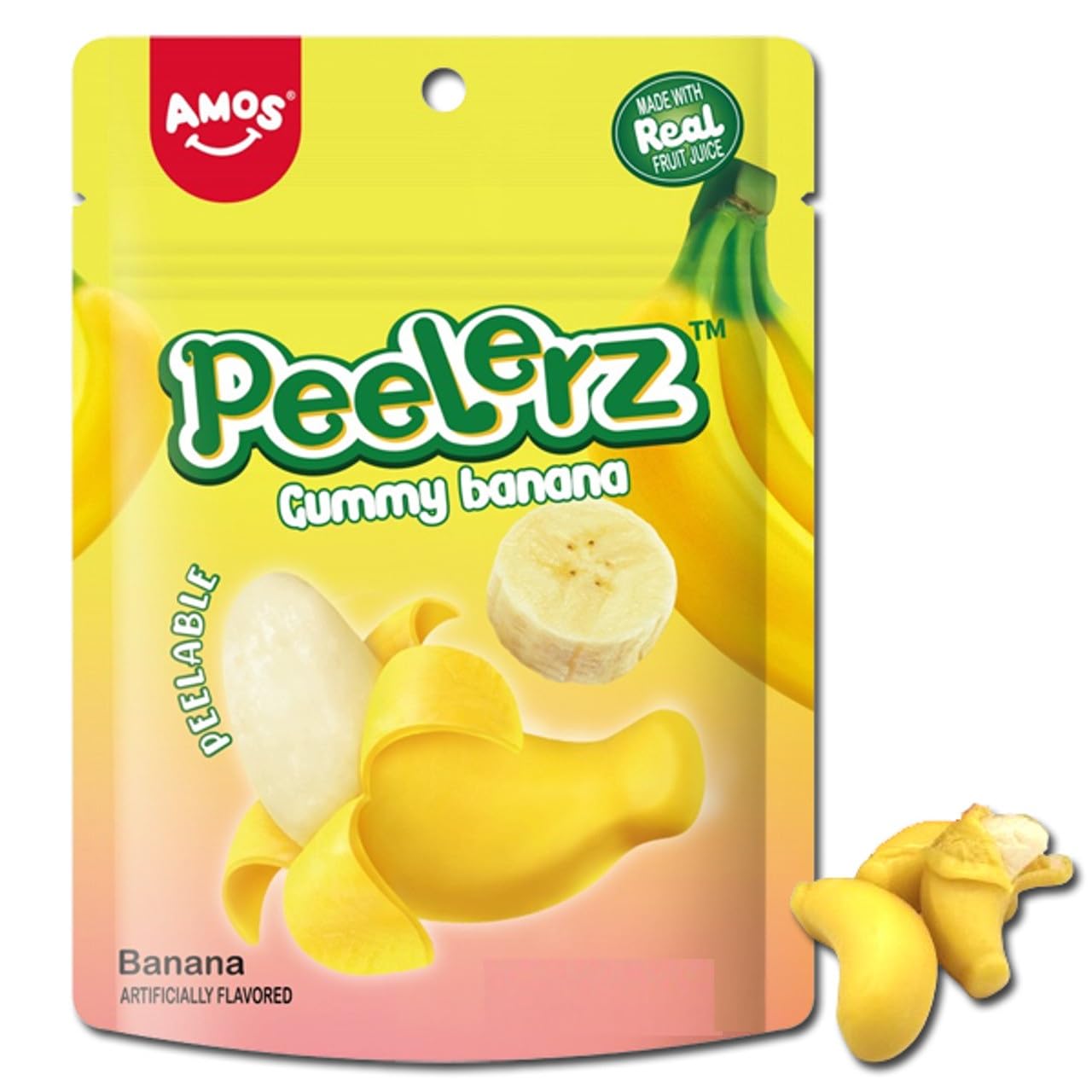 Bonbons à éplucher banane (le paquet)