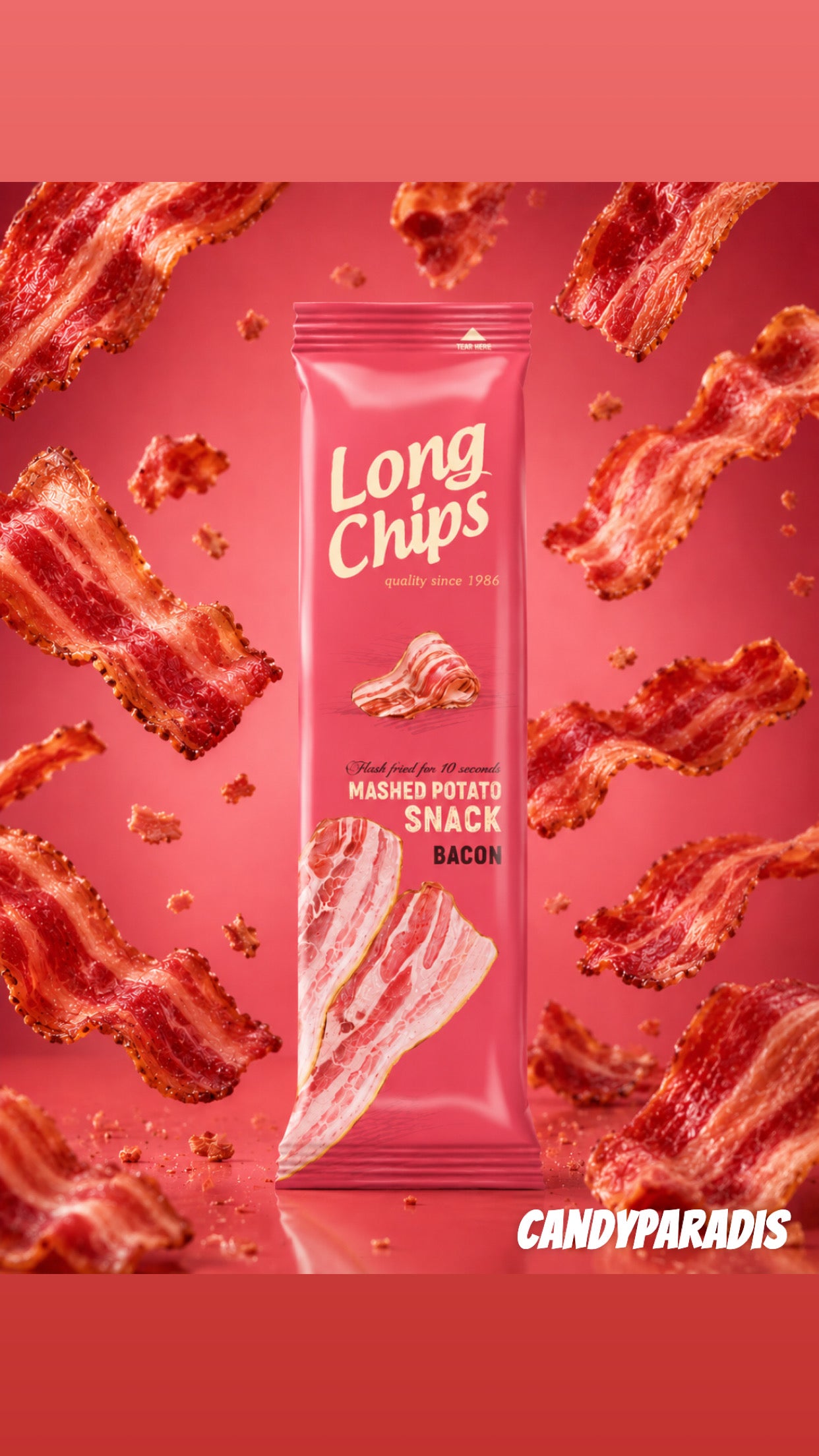 Long chips Bacon (le paquet)