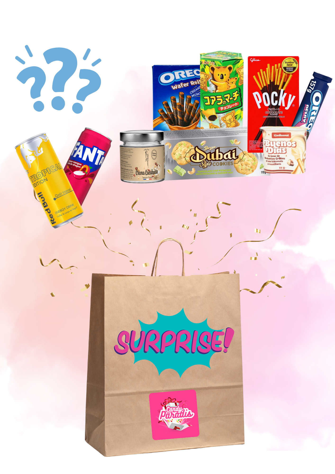 Sac surprise snack/boissons 100% gagnant jusqu’à dimanche inclus