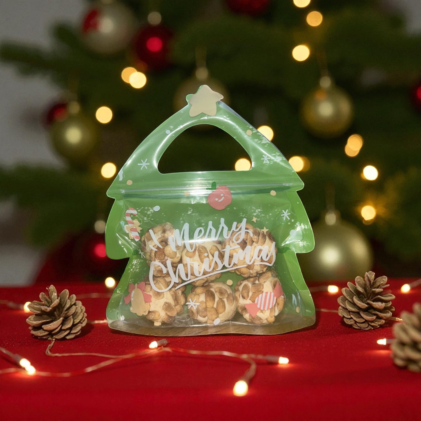 Sachet sapin boulettes nougat (lot de 6)