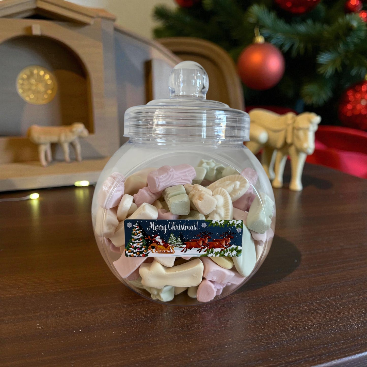 Bonbonnière meringues de Noël (300g)