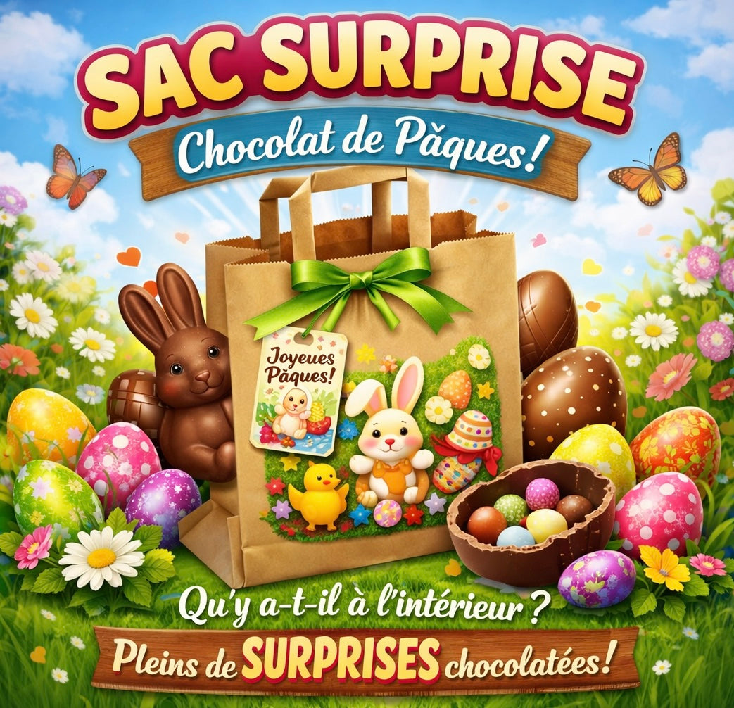 Sac 100% surprise numéroté édition Pâques