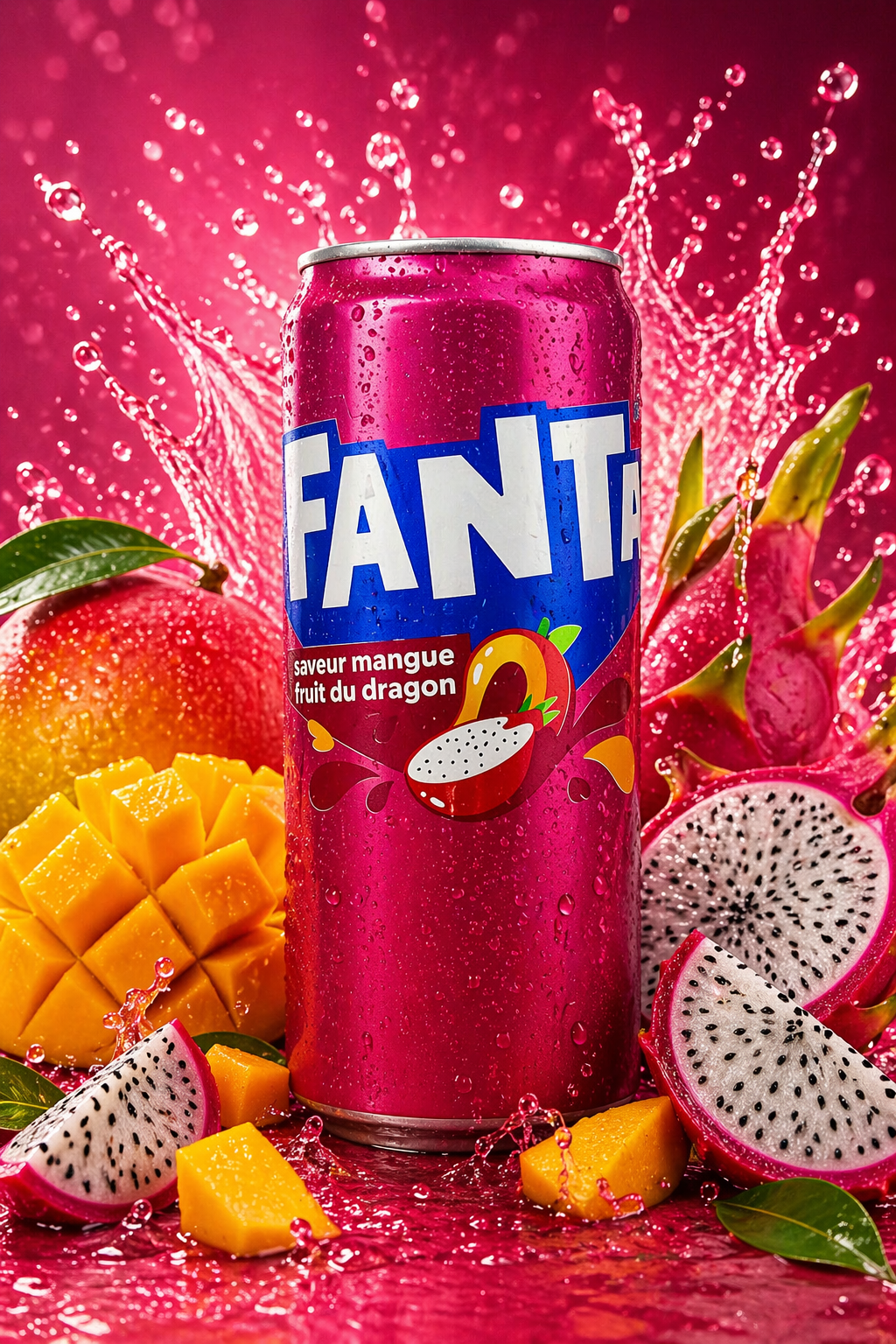 Fanta mangue & fruit du dragon (à l'unité)