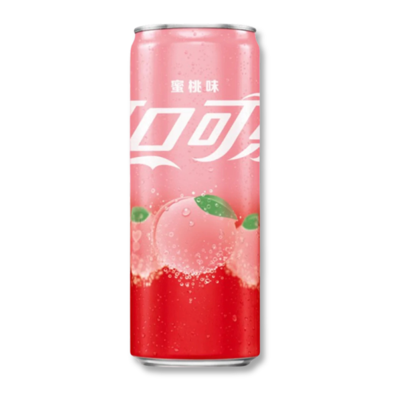 Coca Cola pêche blanche Chine (à l'unité)