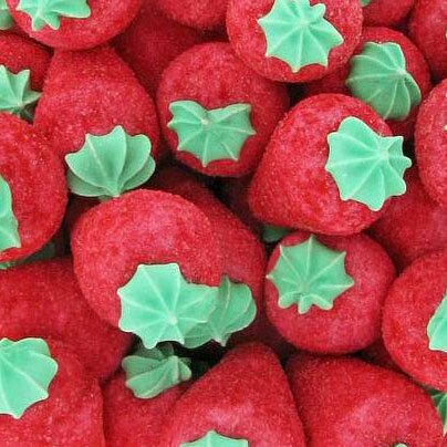Fraise géante guimauve 20g (à l'unité)