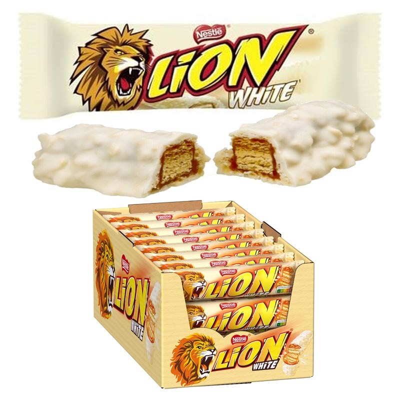 Barre Lion chocolat blanc (l'unité)