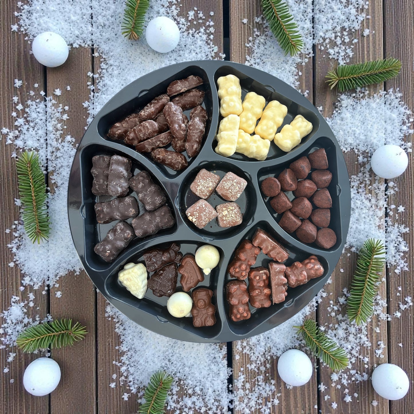 Plateau chocolats Noël