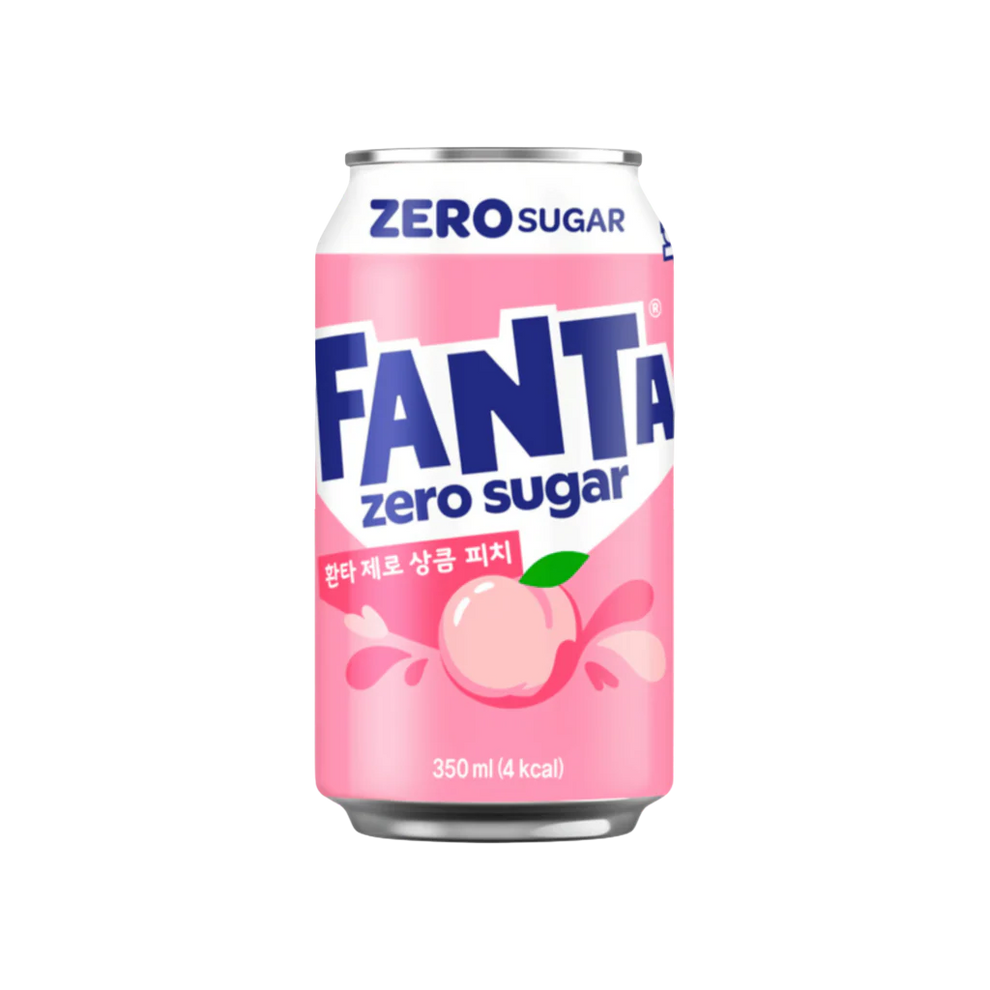Fanta pêche blanche Corée sans sucre (à l’unité)
