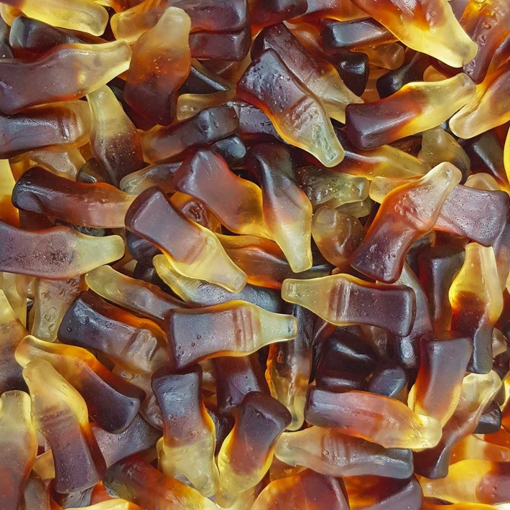 Bouteilles cola sans sucre (100g)