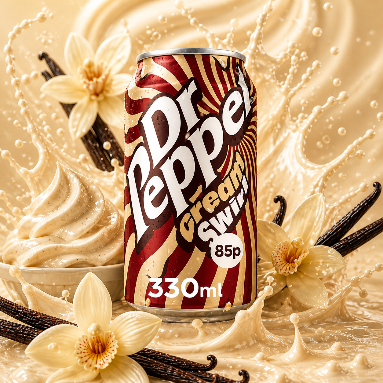 Dr Pepper Vanille/Crème Angleterre (à l’unité)