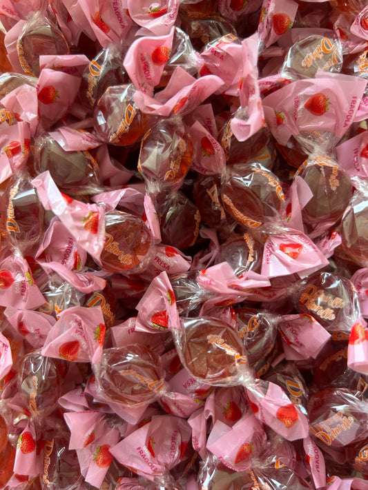 Bonbons mous fraise sans sucre (lot de 10)