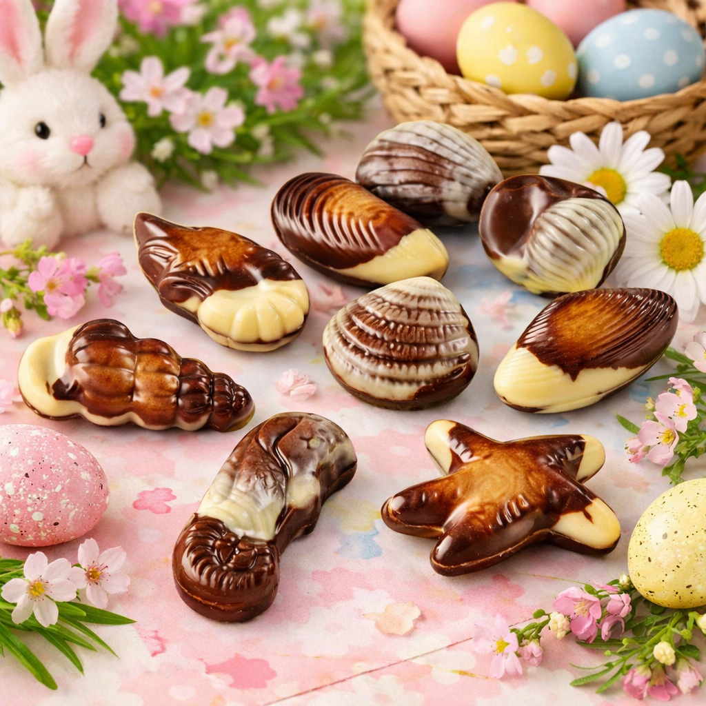 Chocolats fruits de mer praliné (lot de 5)