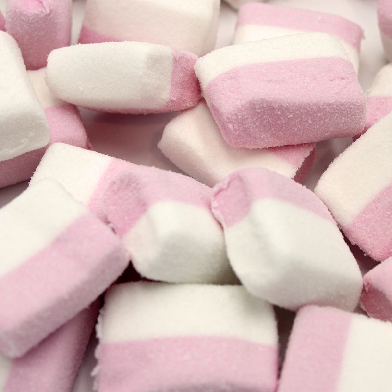 Cubes de marshmallow bicolore (lot de 5)
