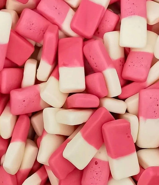Squashies framboise & lait - Bonbons anglais (100g)