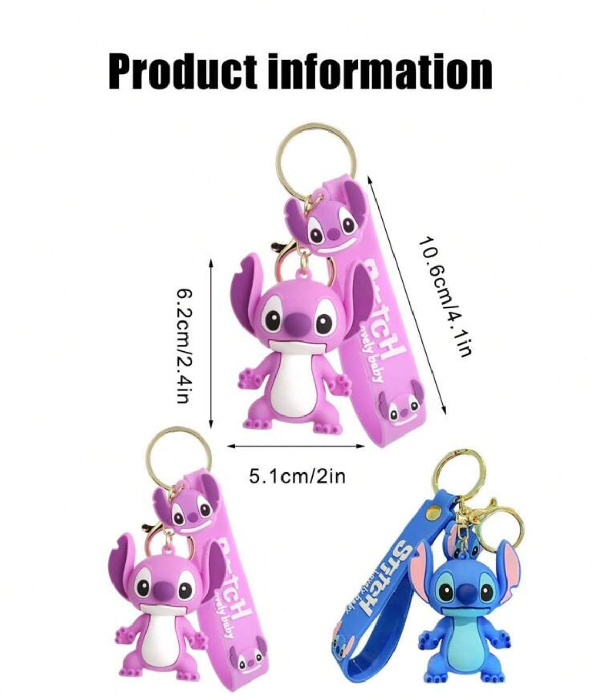 Porte clé Stitch (l’unité)