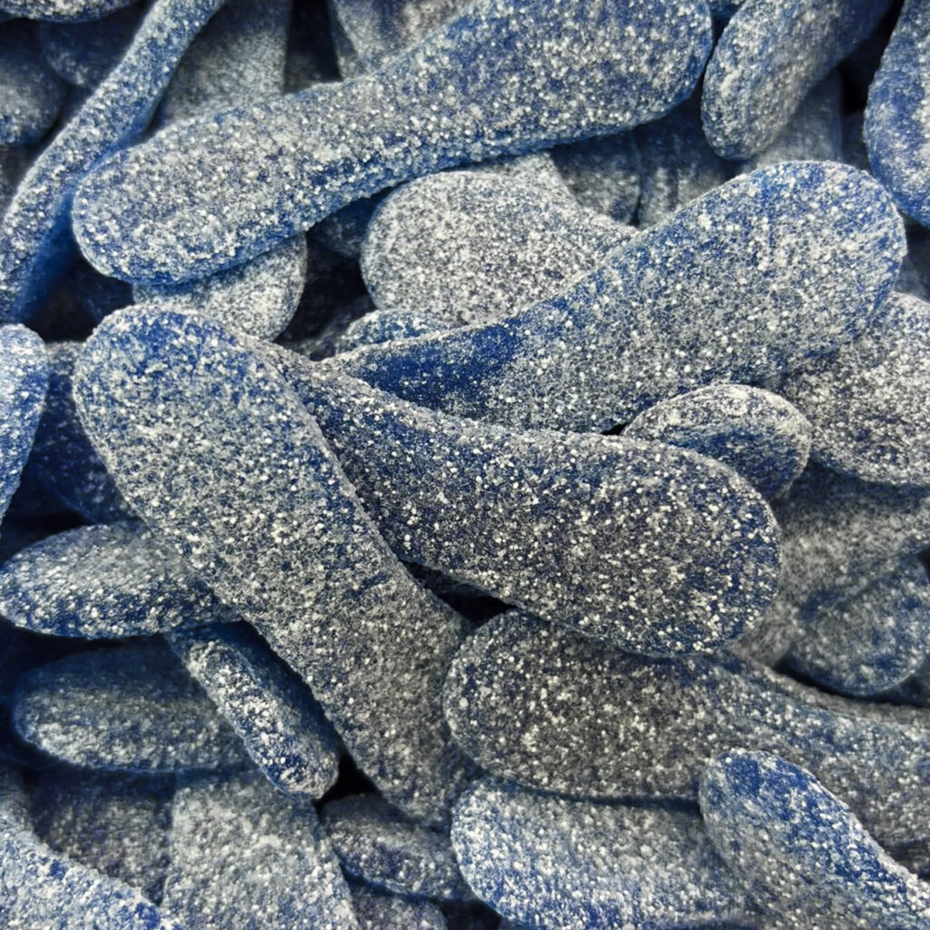 Langues bleues framboise sucrées (100g)