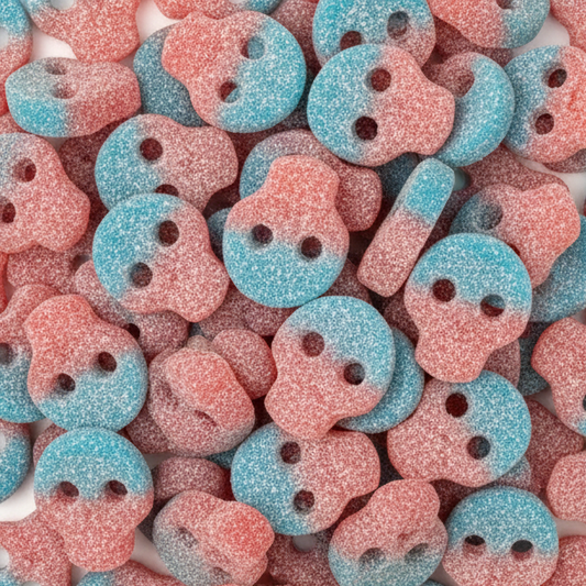 Crânes suédois BubbleGum - Bonbons Suédois (100g)