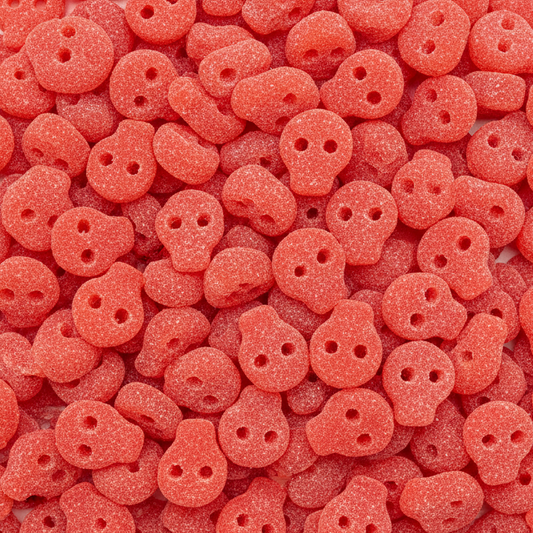 Crânes Suédois Fraise - Bonbons Suédois (100g)