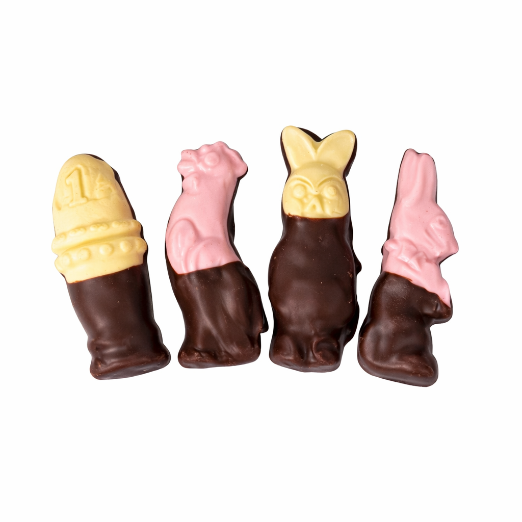 Guimauves de Pâques mi chocolat noir (lot de 5)