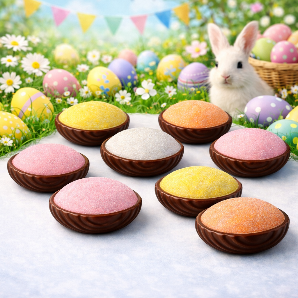 Oeufs chocolat noir 1/2 sucre fondant (lot de 5)