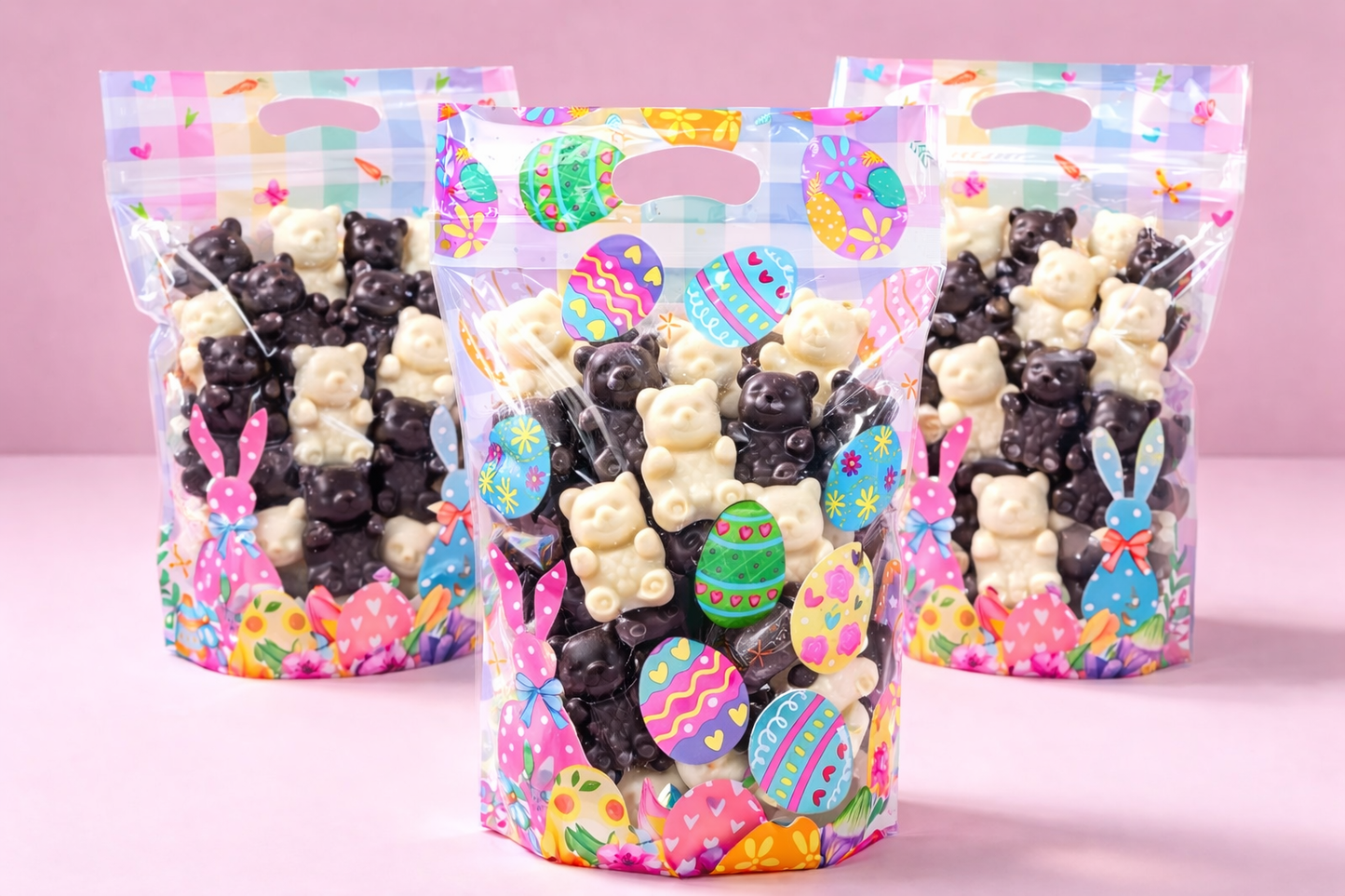 Sachet oursons guimauves choco noir et blanc (lot de 20)