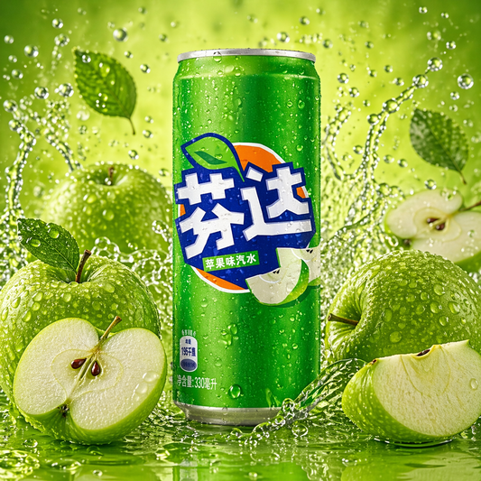 Fanta Pomme verte Chine (à l'unité)