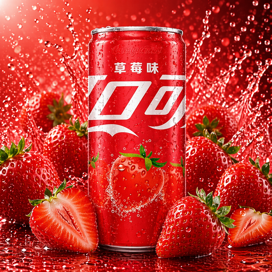 Coca Cola fraise Chine (à l'unité)