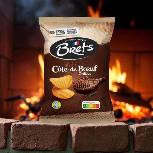 Chips côte de boeuf Bret's (le paquet)