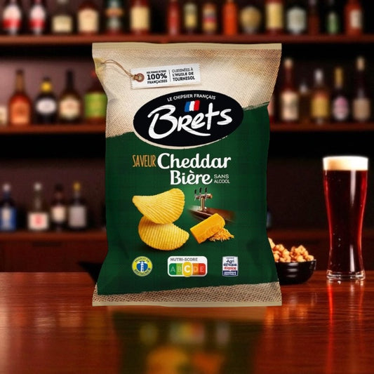 Chips cheddar & bière Bret's (le paquet)