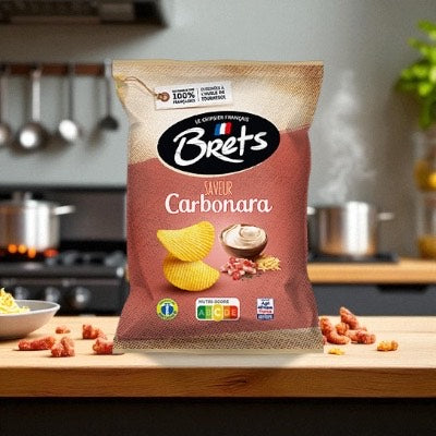 Chips carbonara Bret's (le paquet)