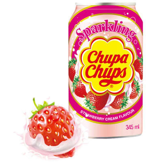 Soda Chupa Chups fraise&cream (à l'unité)