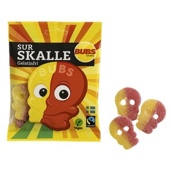 Sachet Bubs acidulés fruités (le sachet) Vegan