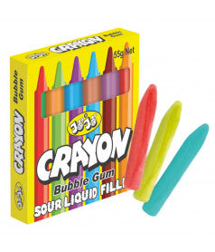 Crayons bubble gum (le paquet)