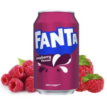 Fanta framboise sans sucre (à l'unité)