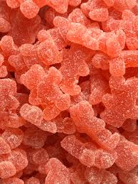 Oursons cerise acidulés (100g) Sans gluten