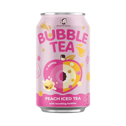 bubble tea pêche canette (à l'unité)