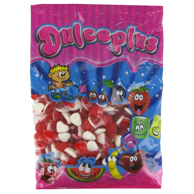 1kg petits coeurs crème/fraise Exclusivité