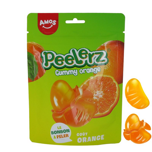 Bonbons à éplucher orange (le paquet)
